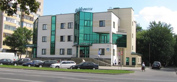 Здание центра Мелисса-Мед